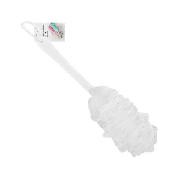 Σφουγγάρι μπάνιου δίχτυ με λαβή - White - 26183