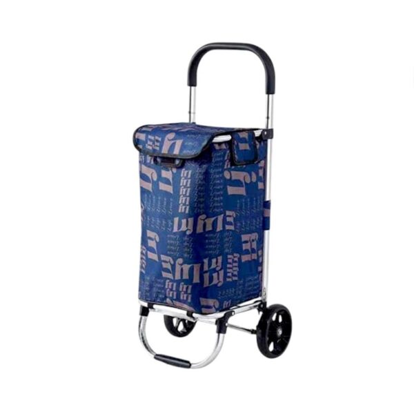Υφασμάτινο καρότσι λαϊκής - ZZ602 - 981294 - Blue