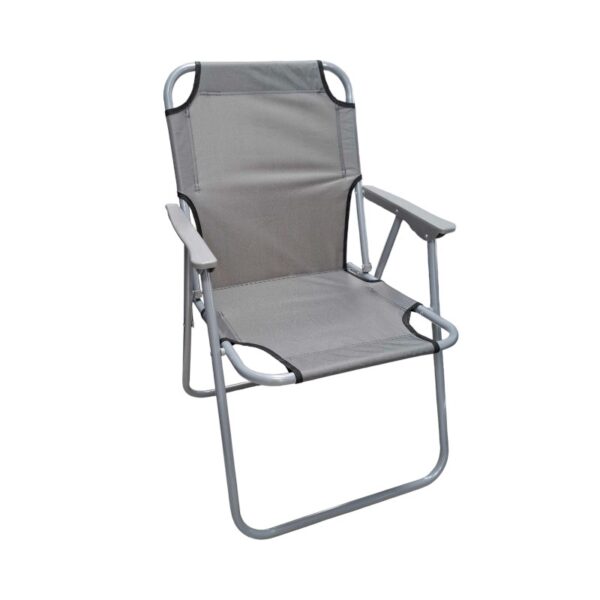 Πτυσσόμενη καρέκλα camping - 1601 - 000526 - Grey