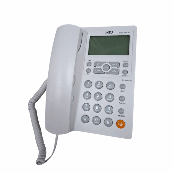 Ενσύρματο σταθερό τηλέφωνο - OHO-011 - 300641 - White