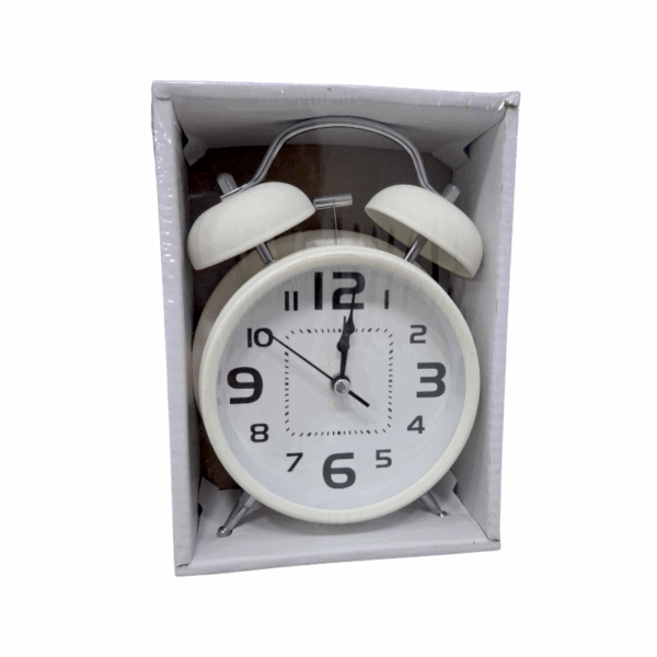 Επιτραπέζιο ρολόι - Ξυπνητήρι - 8806-11 - 806115 - White
